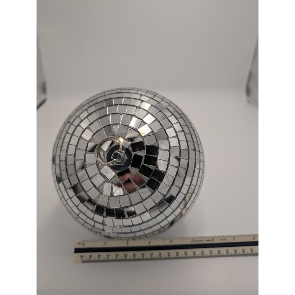 6" Mirror Glass Disco Ball DJ Home Party Bands Club Stage Shiny Light Effect